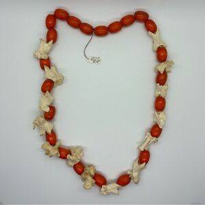 NATIVE AMERICAN SNAKE BONE NECKLACE